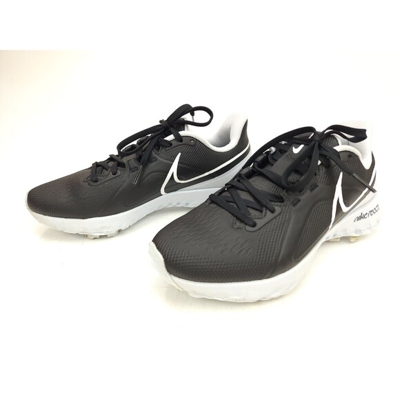 Nike React Infinity Pro Golf Shoe for Men, Size 6 US - White/Black main image 4